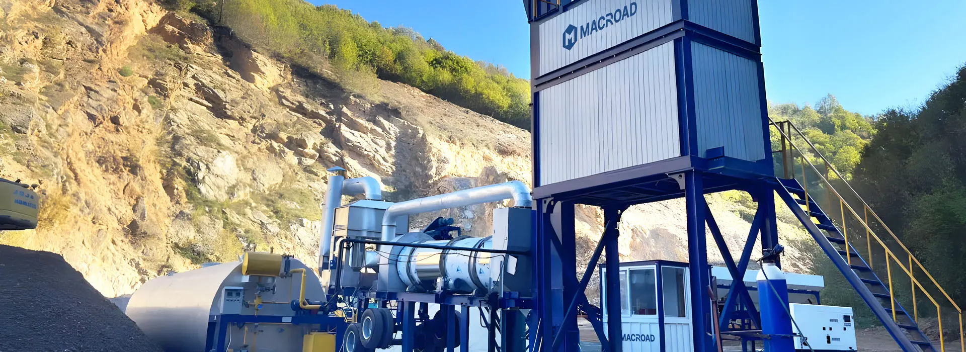 mini asphalt plant Macroad banner img