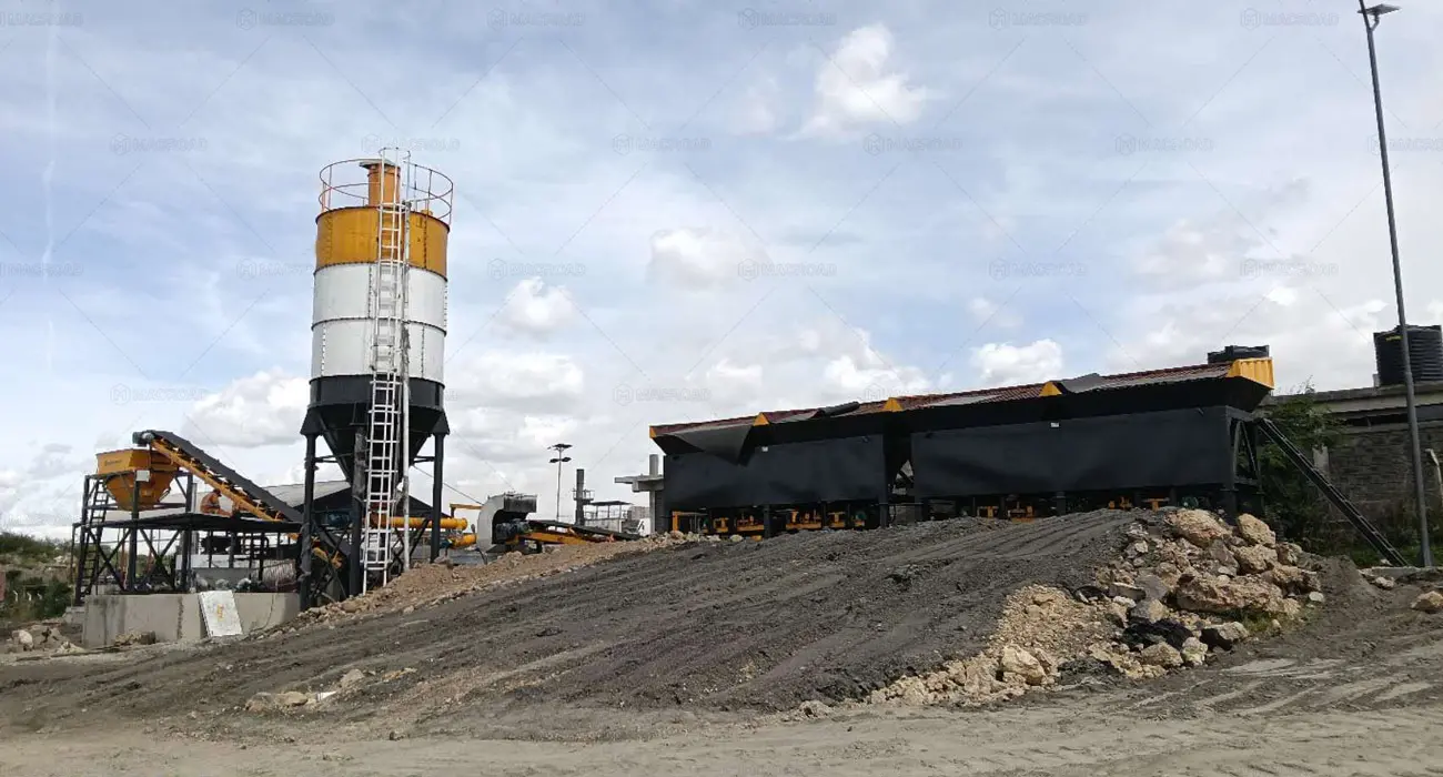 stabilized soil mixing plant WCB300 in Kenya