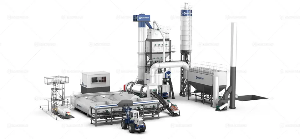 ALQ Stationary Batch Mix Asphalt Plant with High-Quality Finished Product